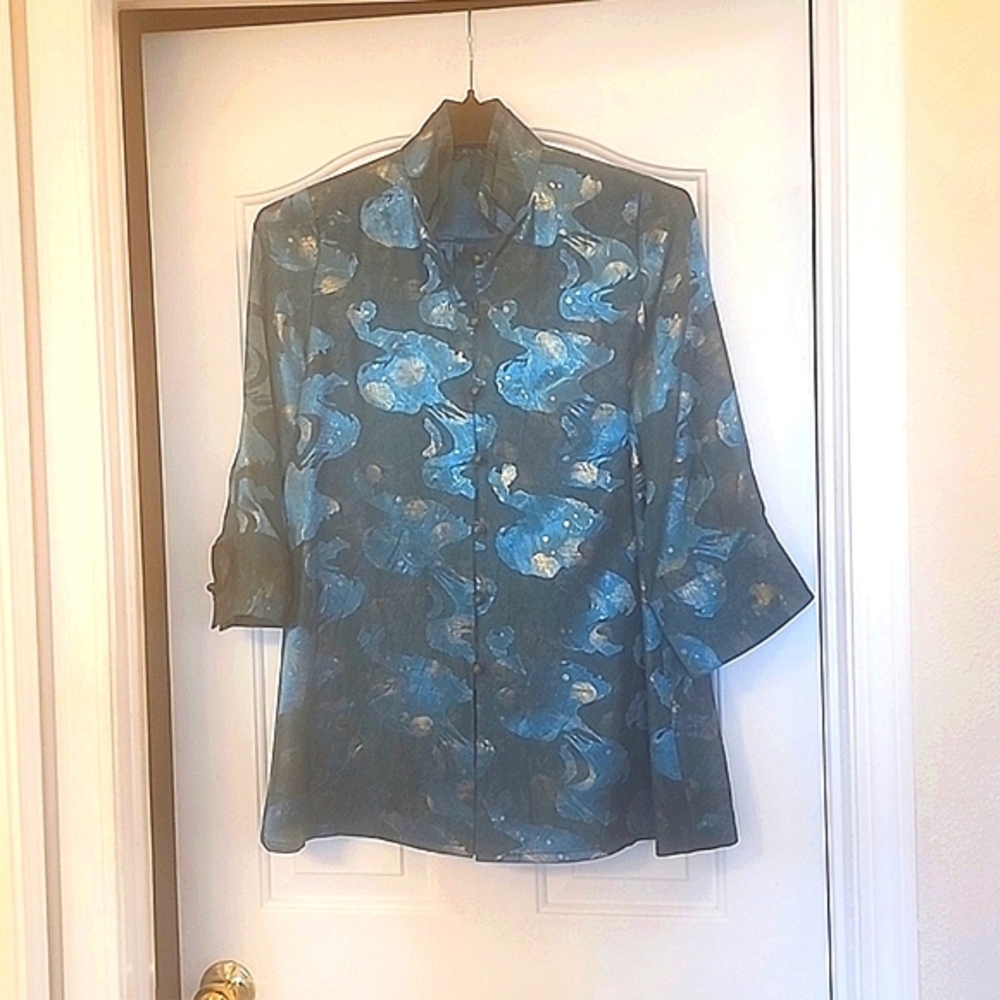 Oriental Silk Blouse/Jacket
